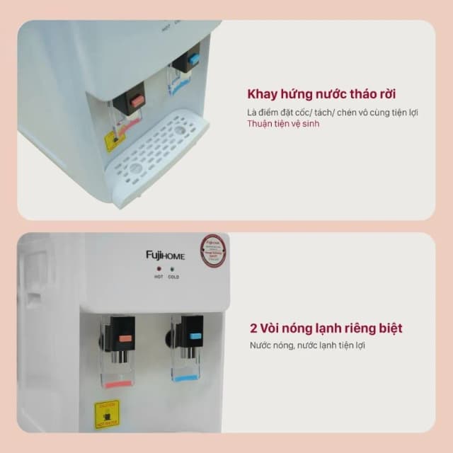 So sánh giá Cây nước nóng lạnh FUJIHOME WD201E 575W rẻ nhất? - Ảnh 5