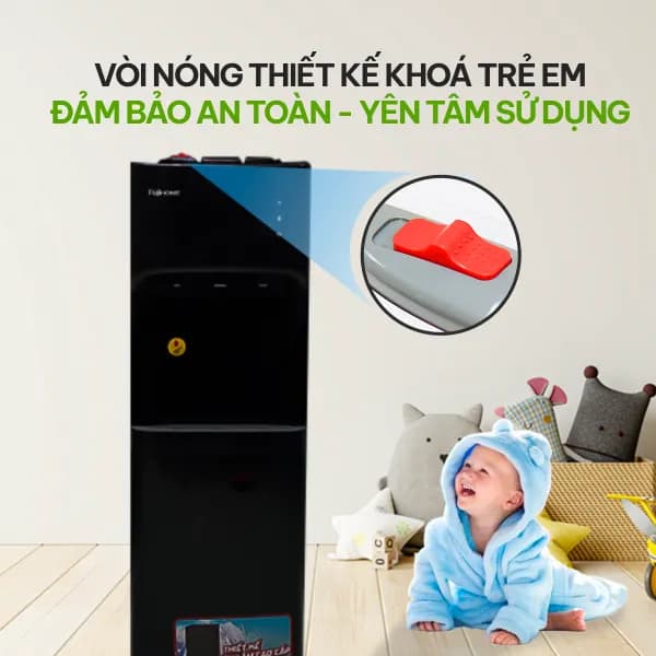 So sánh giá Cây nước nóng lạnh FUJIHOME WD606C 585W rẻ nhất? - Ảnh 13
