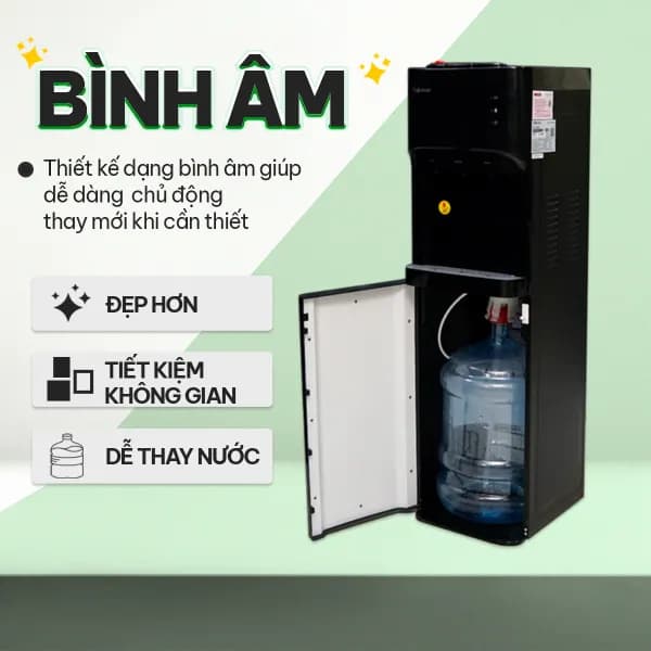 So sánh giá Cây nước nóng lạnh FUJIHOME WD606C 585W rẻ nhất? - Ảnh 8