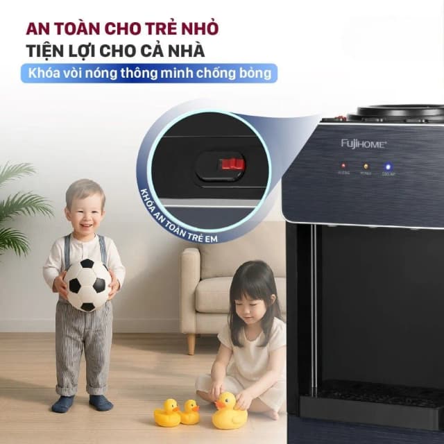 Top 1 so sánh giá Cây nước nóng lạnh FUJIHOME WD675C-B 590W - Tìm sản phẩm giá rẻ nhất - Ảnh 3