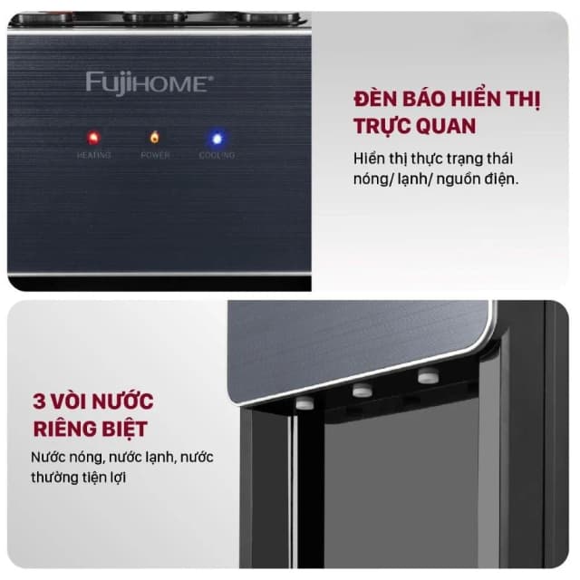Top 1 so sánh giá Cây nước nóng lạnh FUJIHOME WD675C-B 590W - Tìm sản phẩm giá rẻ nhất - Ảnh 9
