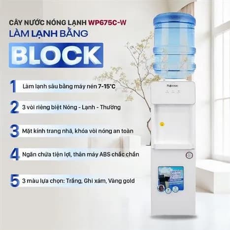 Top 1 so sánh giá Cây nước nóng lạnh FUJIHOME WD675C-Y 590W - Tìm sản phẩm giá rẻ nhất - Ảnh 14
