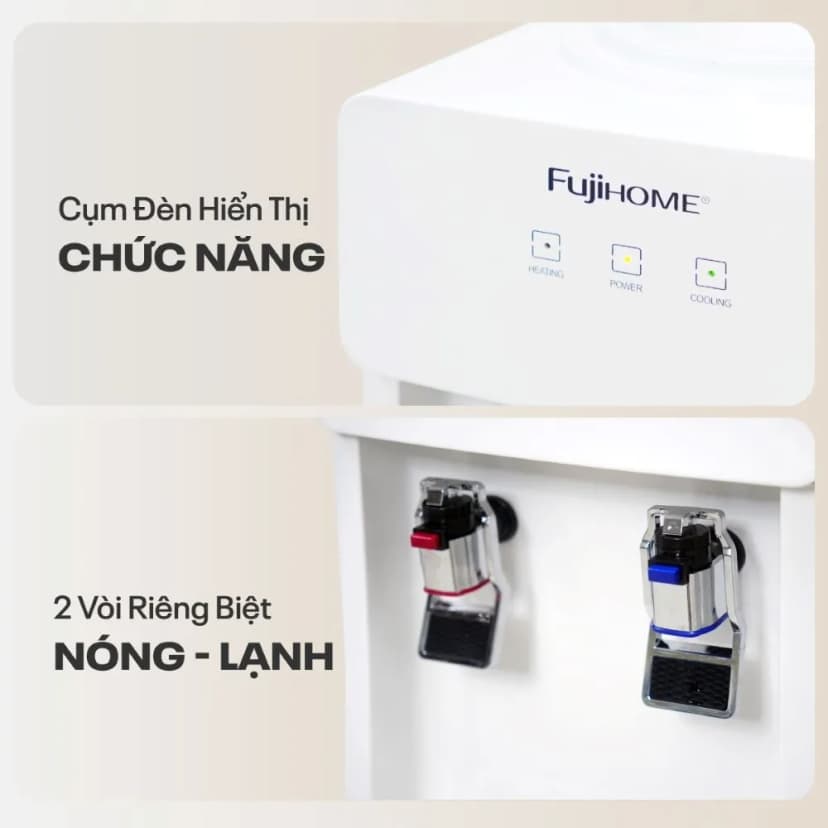 Cây nước nóng lạnh FUJIHOME WD676C 590W - Giá rẻ nhất hôm nay - Ảnh 6