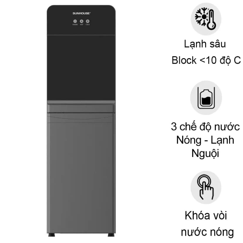 So sánh giá Cây nước nóng lạnh Sunhouse SHD9636 670W - Tìm sản phẩm giá rẻ nhất - Ảnh 2