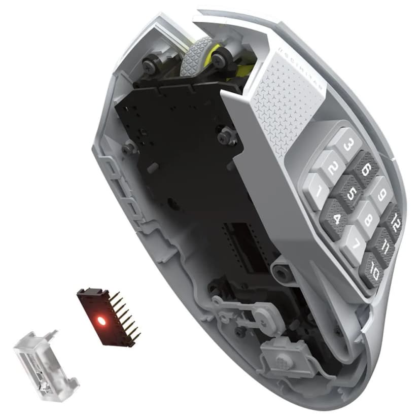 Chuột Bluetooth Gaming Corsair SCIMITAR ELITE SE White/CH-9314011-AP - Giá rẻ nhất hôm nay - Ảnh 2