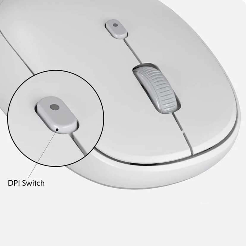 Chuột Bluetooth HyperSpace HS2100GL - Trắng - Giá rẻ nhất hôm nay - Ảnh 3