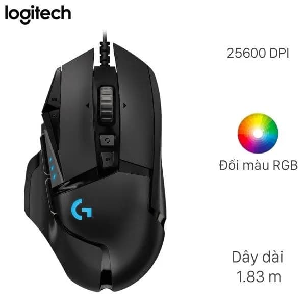 Chuột Có dây Gaming Logitech G502 Hero - Giá rẻ nhất hôm nay - Ảnh 1