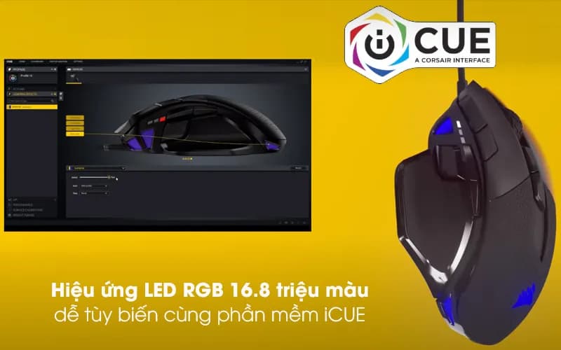 Chuột Có dây Gaming Corsair Nightsword RGB - Giá rẻ nhất hôm nay - Ảnh 3