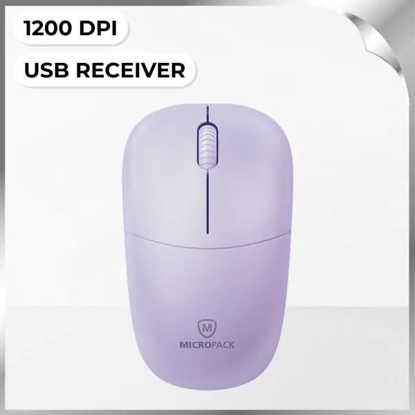 Chuột không dây Silent MicroPack MP-712W - Tím - Giá rẻ nhất hôm nay - Ảnh 1