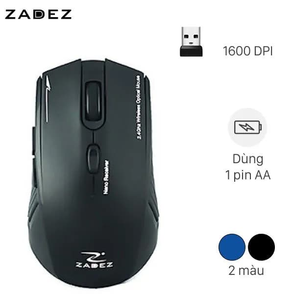 Chuột Không dây Zadez M338 - Giá rẻ nhất hôm nay - Ảnh 1