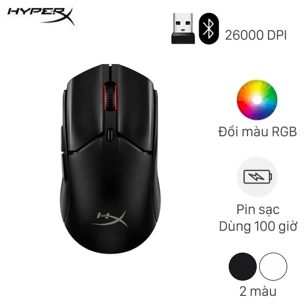 Chuột sạc Bluetooth Gaming HP HyperX Pulsefire Haste 2 Mini - Ảnh 10