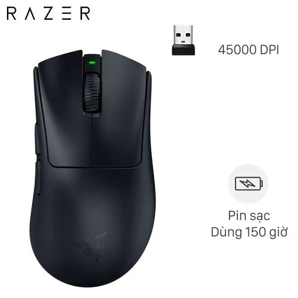 Chuột sạc Không dây Gaming Razer DeathAdder V4 Pro - Giá rẻ nhất hôm nay - Ảnh 1