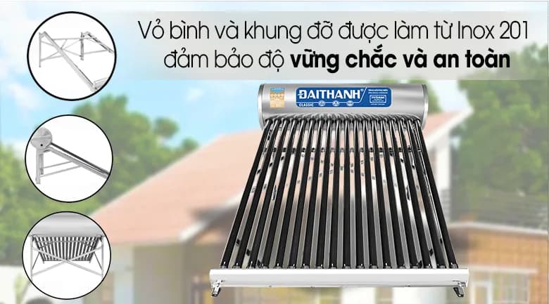 Máy nước nóng năng lượng mặt trời Đại Thành 180 lít Classic 58-18 - Giá rẻ nhất hôm nay - Ảnh 15