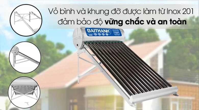 So sánh giá Máy nước nóng năng lượng mặt trời Đại Thành 130 lít Vigo 58-12 - Tìm sản phẩm giá rẻ nhất - Ảnh 19