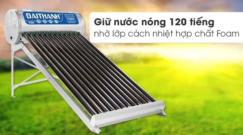 So sánh giá Máy nước nóng năng lượng mặt trời Đại Thành 130 lít Vigo 58-12 - Tìm sản phẩm giá rẻ nhất - Ảnh 4