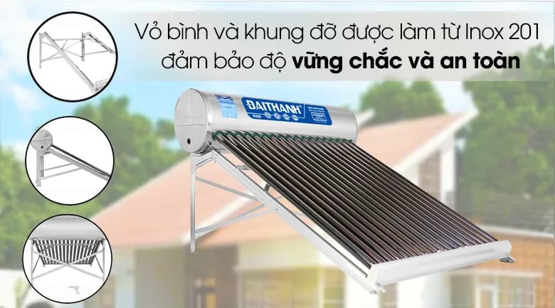 Máy nước nóng năng lượng mặt trời Đại Thành 180 lít Vigo 58-18 - Giá rẻ nhất hôm nay - Ảnh 13