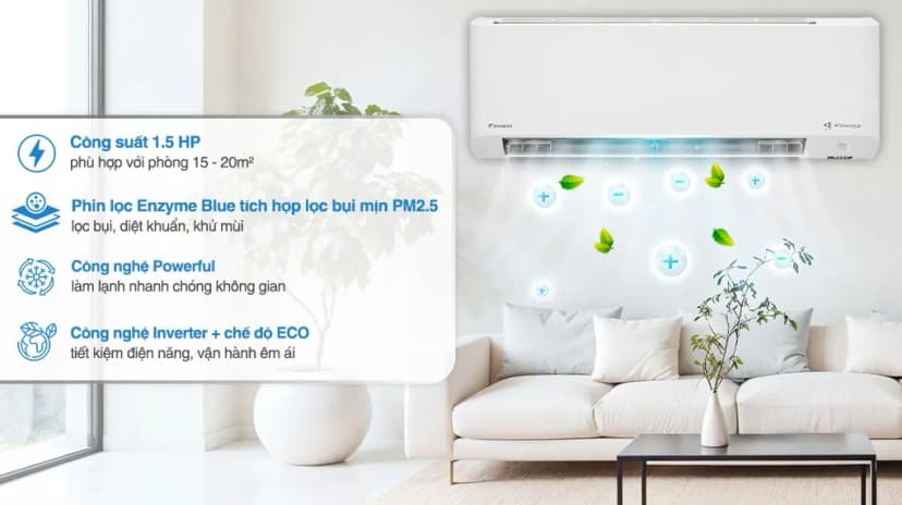 Máy lạnh Daikin Inverter 1.5 HP FTKY35ZVMV - Giá rẻ nhất hôm nay - Ảnh 19