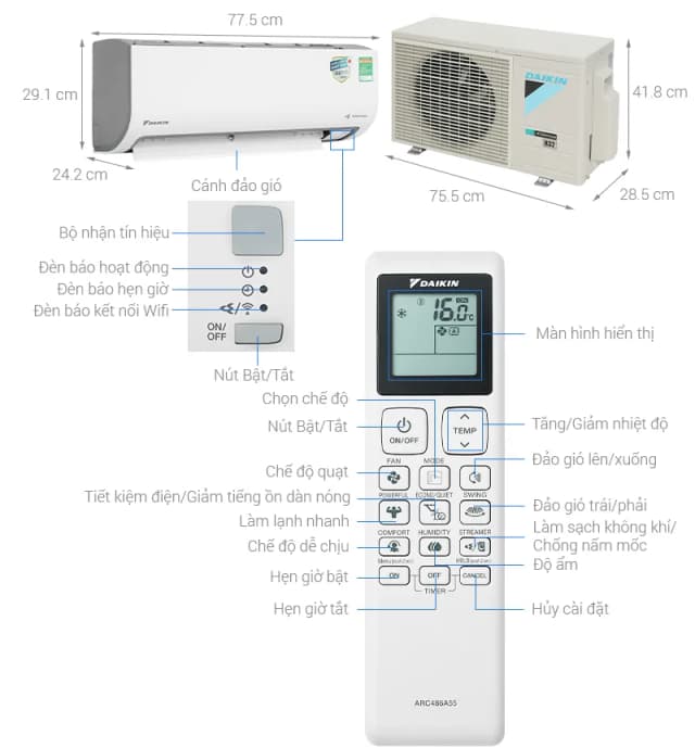 So sánh giá Máy lạnh Daikin Inverter 1 HP ATKF25ZVMV rẻ nhất? - Ảnh 10