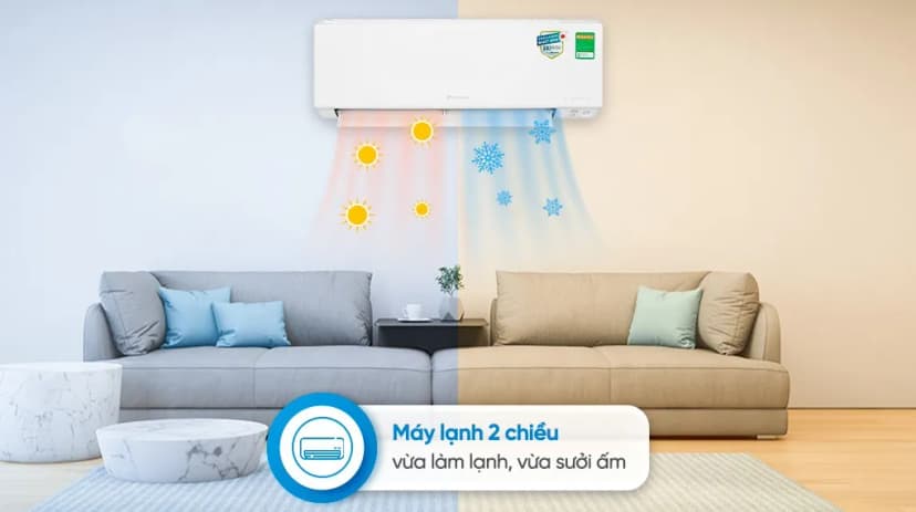 Máy lạnh 2 chiều Daikin Inverter 1 HP FTHF25XVMV - Giá rẻ nhất hôm nay - Ảnh 2