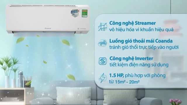 So sánh giá Máy lạnh Daikin Inverter 1.5 HP ATKF35XVMV rẻ nhất? - Ảnh 2