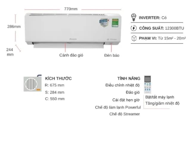 So sánh giá Máy lạnh Daikin Inverter 1.5 HP ATKF35XVMV rẻ nhất? - Ảnh 12