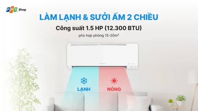 So sánh giá Máy lạnh 2 chiều Daikin Inverter 1.5 HP ATHF35XVMV rẻ nhất? - Ảnh 15