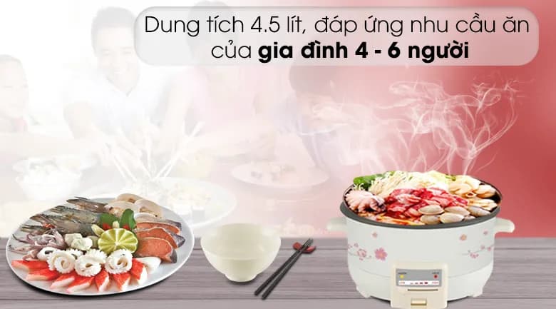 Nồi lẩu điện Delites CBR45-90 4.5 lít - Giá rẻ nhất hôm nay - Ảnh 16