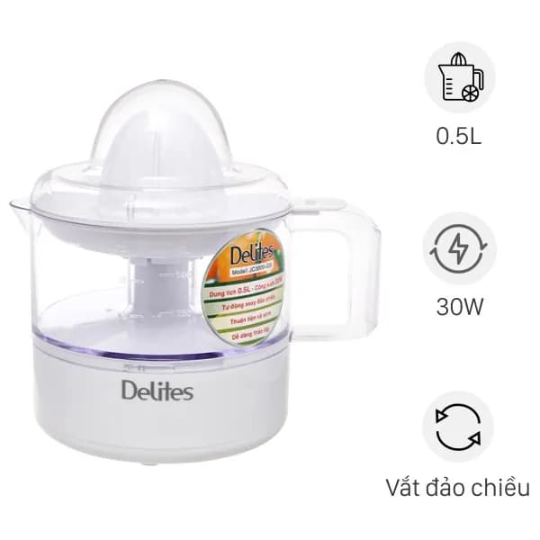 Máy vắt cam Delites 30W JC3000-GS - Ảnh 5