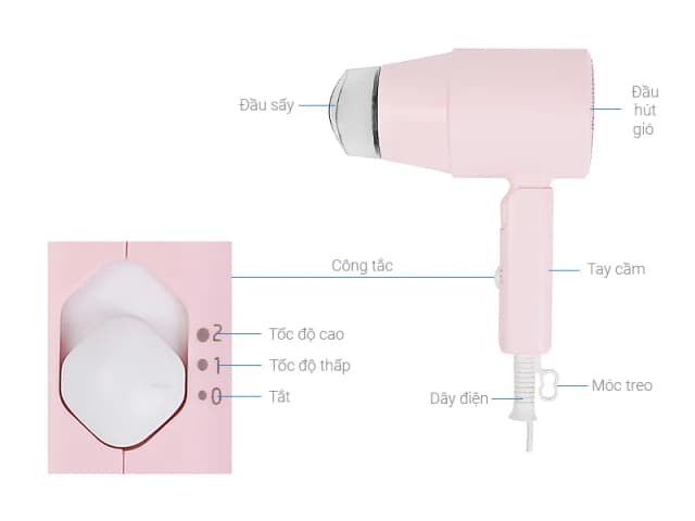 Máy sấy tóc Delites PH1920 - Ảnh 8