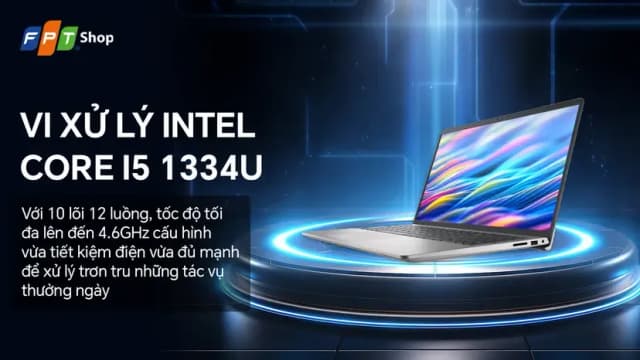 Laptop Dell 15 DC15250 - 71071928 (i5 1334U, 16GB, 512GB, Full HD 120Hz, OfficeH24+365B, Win11) - 6