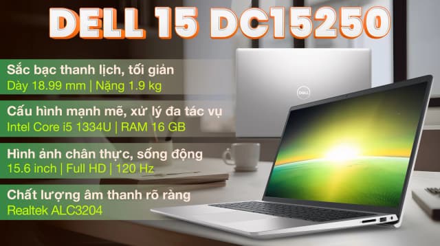 So sánh giá Laptop Dell 15 DC15250 - DC15250-i5U165W11SLU-5 (i5 1334U, 16GB, 512GB, Full HD 120Hz, OfficeH24+365, Win11) rẻ nhất? - Ảnh 12