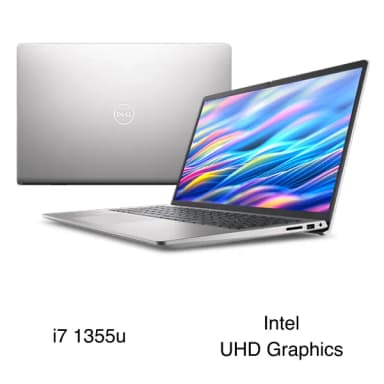 Laptop Dell 15 DC15250 - DC15250-i7U161W11SLU (i7 1355U, 16GB, 1TB, Full HD 120Hz, OfficeH24+365, Win11)