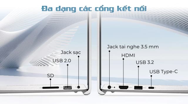 Laptop Dell 15 DC15255 - DC5R5802W1 (R5 7530U, 16GB, 512GB, Full HD 120Hz, OfficeH24+365, Win11) - 12