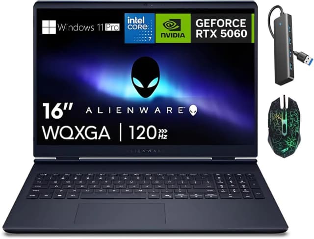 Top 1 so sánh giá Laptop Dell Gaming Alienware 16 Aurora AC16250 - 71072937 (Core 7 240H, 16GB, 1TB, RTX 5060 8GB, WQXGA 120Hz, OfficeH24+365, Win11) - Tìm sản phẩm giá rẻ nhất - Ảnh 11