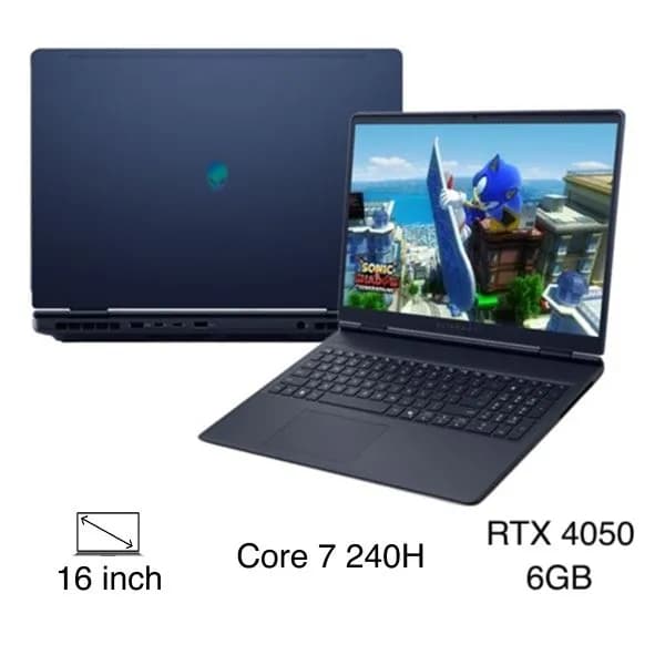 Laptop Dell Gaming Alienware 16 Aurora AC16250 - C7H161W11II4050 (Core 7 240H, 16GB, 1TB, RTX 4050 6GB, WQXGA 120Hz, OfficeH24+365, Win11) - Ảnh 10