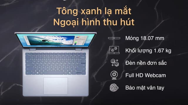 Laptop Dell Inspiron 14 5440 - N4I7204W1 (Core 7 150U, 16GB, 512GB, Full HD+, OfficeHS, Win11) - 6