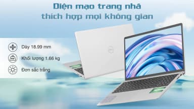 Laptop Dell Inspiron 15 3530 - N3530-i5U165W11SLU-BL (i5 1334U, 16GB, 512GB, Full HD 120Hz, OfficeH24+365, Win11) - 3