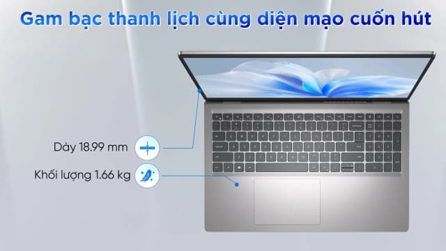 Laptop Dell Inspiron 15 3530 - N3530-i5U165W11SLU-HS24 (i5 1334U, 16GB, Full HD 120Hz, OfficeH24+365, Win11) - 3