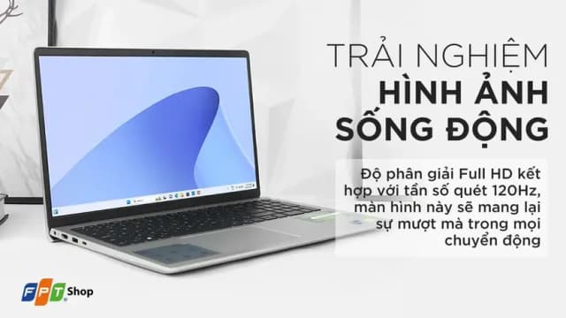 Laptop Dell Inspiron 15 3530 - N3530-i5U165W11SLU-HS24 (i5 1334U, 16GB, Full HD 120Hz, OfficeH24+365, Win11) - 9