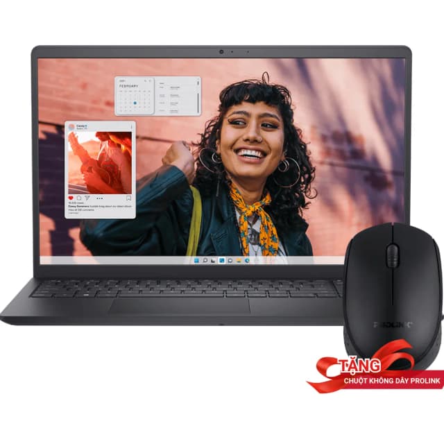 Laptop Dell Inspiron 15 3530 - N3530-i7U161W11SLU (i7 1355U, 16GB, 1TB, Full HD 120Hz, OfficeH24+365, Win11) - 14
