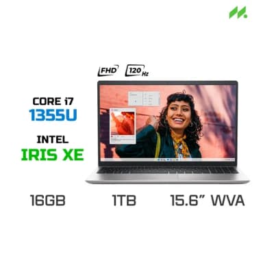 Laptop Dell Inspiron 15 3530 - P16WD (i7 1355U, 16GB, 1TB, Full HD 120Hz, OfficeHS, Win11) - 14