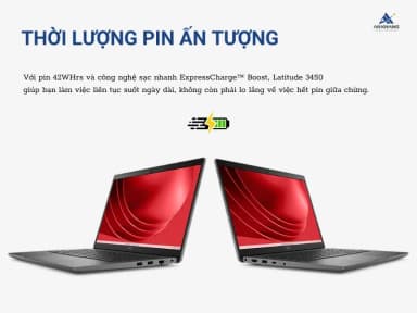 Laptop Dell Latitude 3450 - L3450-1335U-16512WN (i5 1335U, 16GB, 512GB, Full HD, Win11) - 16