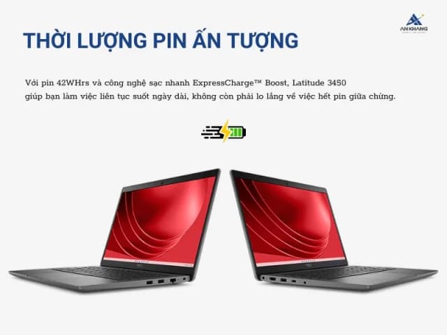 Laptop Dell Latitude 3450 - L3450-1335U-16512WN (i5 1335U, 16GB, 512GB, Full HD, Win11) - 16