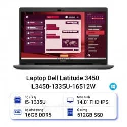 Laptop Dell Latitude 3450 - L3450-1335U-16512WN (i5 1335U, 16GB, 512GB, Full HD, Win11) - 5