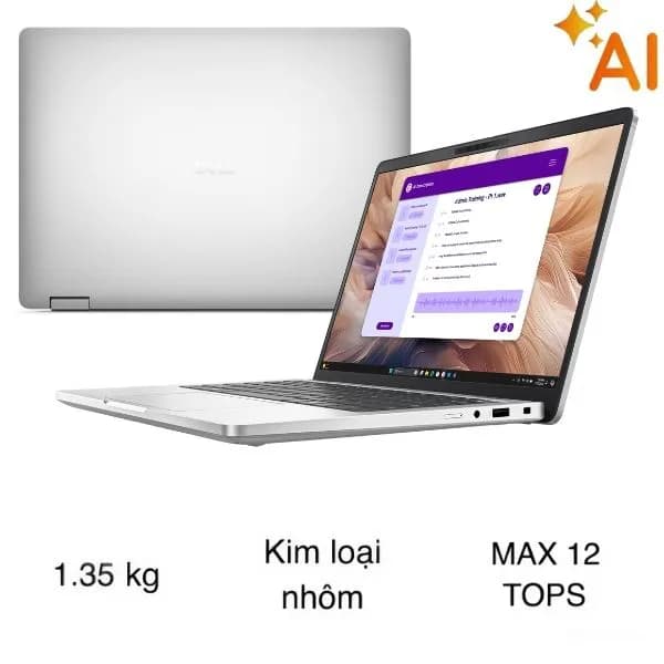 Laptop Dell Pro 13 Plus PB13250 - 71084491 (Ultra 5 235U, 16GB, 512GB, Full HD+, Win11) - Giá rẻ nhất hôm nay - Ảnh 1