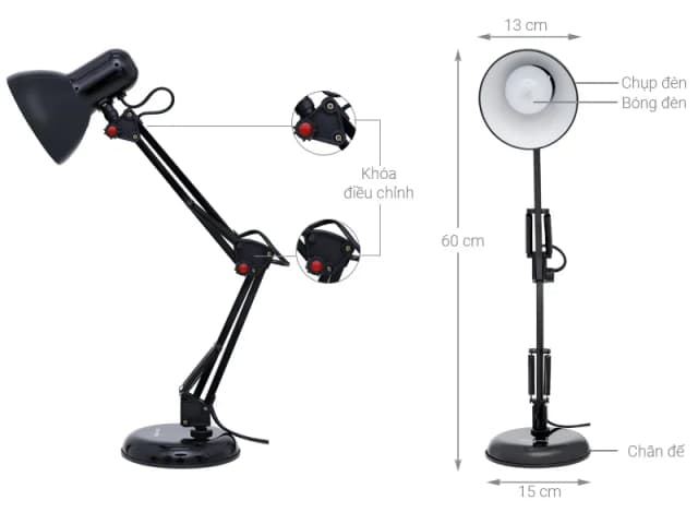 So sánh giá Đèn bàn học Điện Quang DKL14 B rẻ nhất? - Ảnh 3