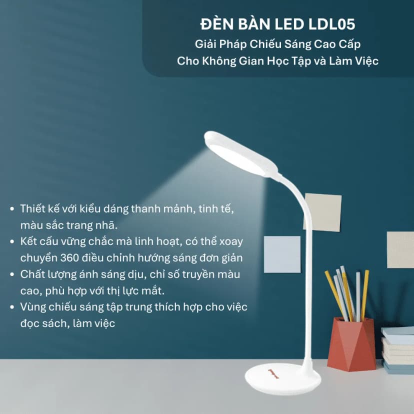 So sánh giá Đèn bàn học Điện Quang LDL05 - Tìm sản phẩm giá rẻ nhất - Ảnh 2