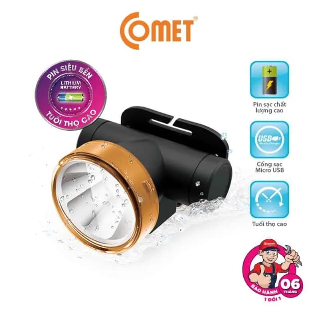 So sánh giá Đèn pin sạc đội đầu Comet CRT1614 rẻ nhất? - Ảnh 9