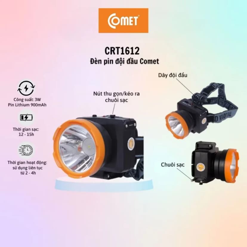 So sánh giá Đèn pin sạc đội đầu Comet CRT1616 - Tìm sản phẩm giá rẻ nhất - Ảnh 13