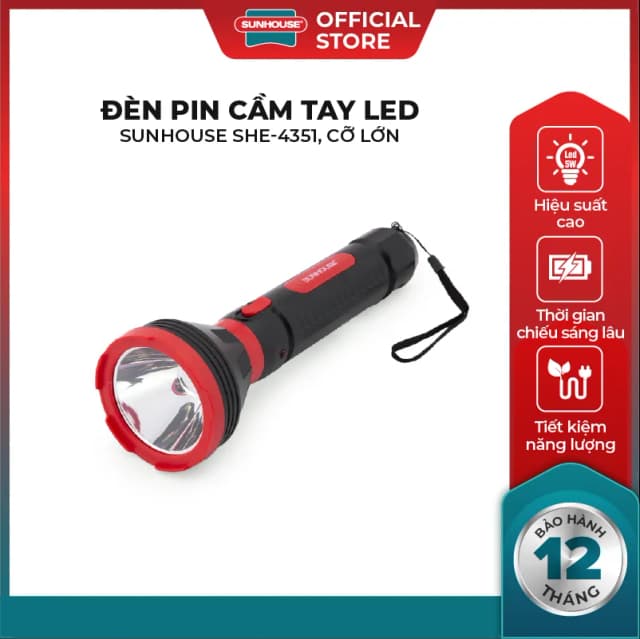 So sánh giá Đèn pin sạc Sunhouse SHE-4051 rẻ nhất? - Ảnh 15